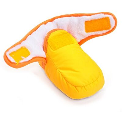 ESTAMICO Bottes d'hiver chaudes pour bébé garçon et fille Jaune 12-18 mois ESTAMICO Bottes d'hiver chaudes pour bébé garçon et fille Jaune 12-18 mois