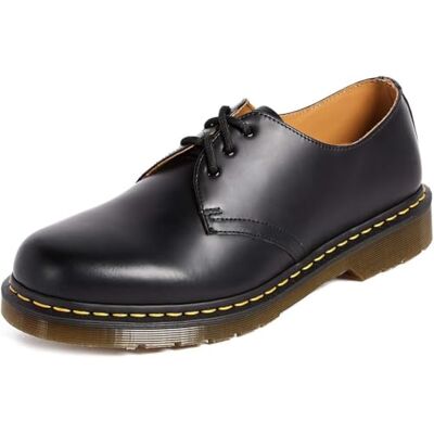 Dr. Martens 1461 Chaussures basses à lacets, Unisexe, Adulte, Noir Black Smooth Z Welt, 42 EU Dr. Martens 1461 Chaussures basses à lacets, Unisexe, Adulte, Noir Black Smooth Z Welt, 42 EU