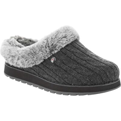 Skechers Keepsakes Ice Angel Chaussons pour femme, charcoal, 39.5 EU Skechers Keepsakes Ice Angel Chaussons pour femme, charcoal, 39.5 EU