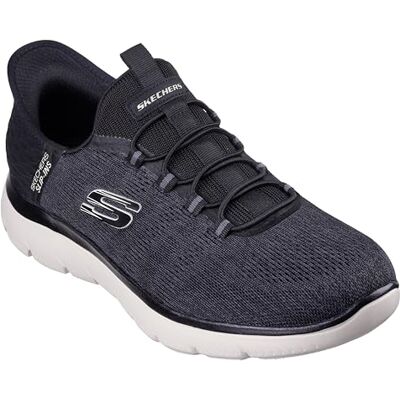Skechers Summits Key Pace Hands Mocassins à enfiler pour homme, Noir, 40 EU large Skechers Summits Key Pace Hands Mocassins à enfiler pour homme, Noir, 40 EU large