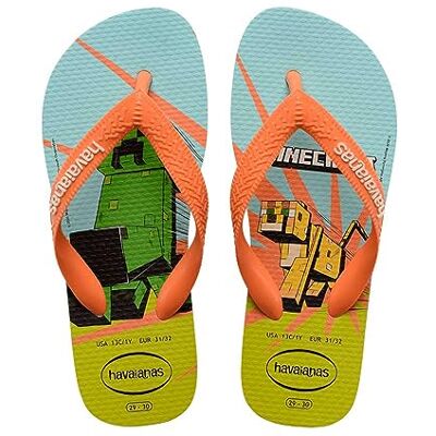Havaianas Kids Minecraft, Tongues Mixte Enfant, White Coral, 23/24 EU Havaianas Kids Minecraft, Tongues Mixte Enfant, White Coral, 23/24 EU