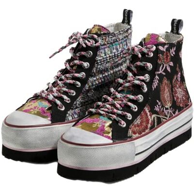 Desigual Shoes_Crush_Animal, Basket Femme, Multicolore, 36 EU Desigual Shoes_Crush_Animal, Basket Femme, Multicolore, 36 EU