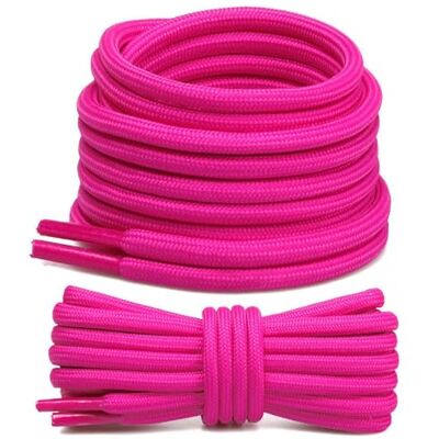 Stepace 2 Paires Lacets Ronds 4,5 mm Lacets Renforcés et Résistants pour Bottines, Chaussures de Randonnée, Chaussures de Travail, Chaussures de Marche Hot Pink 140 Stepace 2 Paires Lacets Ronds 4,5 mm Lacets Renforcés et Résistants pour Bottines, Chaussures de Randonnée, Chaussures de Travail, Chaussures de Marche Hot Pink 140