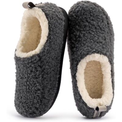 RockDove Chaussons Nomad avec mousse à mémoire de forme pour femme, gris foncé, 37.5/38.5 EU RockDove Chaussons Nomad avec mousse à mémoire de forme pour femme, gris foncé, 37.5/38.5 EU