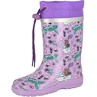 Beck Ocean Tale, Botte de Pluie Fille, Lilas, 21 EU Beck Ocean Tale, Botte de Pluie Fille, Lilas, 21 EU