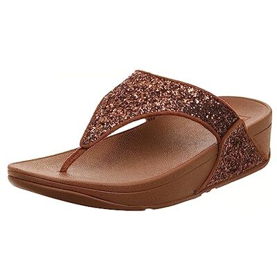 Fitflop Lulu Glitter Toe-thongs Femme Tongues, rose gold, 37.5 EU Fitflop Lulu Glitter Toe-thongs Femme Tongues, rose gold, 37.5 EU