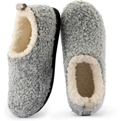 RockDove Chaussons Nomad avec mousse à mémoire de forme pour femme, gris clair, 37.5/38.5 EU RockDove Chaussons Nomad avec mousse à mémoire de forme pour femme, gris clair, 37.5/38.5 EU