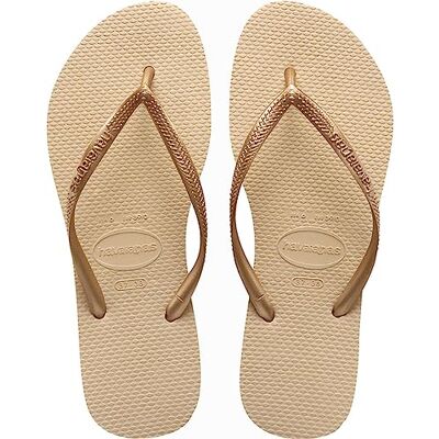 Havaianas Slim Femme Tongs Tongs, Sand Grey Golden Léger, 35/36 EU Havaianas Slim Femme Tongs Tongs, Sand Grey Golden Léger, 35/36 EU