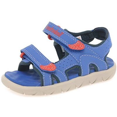 Timberland Perkins Row-2-Strap, sandale junior Mixte Enfant, Bleu (Nebulas Blue), 24 EU Timberland Perkins Row-2-Strap, sandale junior Mixte Enfant, Bleu (Nebulas Blue), 24 EU