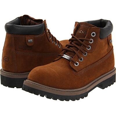 Skechers Sergeants Verdict, Rangers Homme, Brun, 39.5 EU Skechers Sergeants Verdict, Rangers Homme, Brun, 39.5 EU