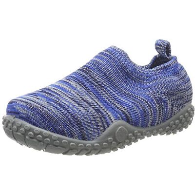 Playshoes Chaussons en Tricot, Chaussons Unisexe Enfants, Bleu gris bleu gris, 28/29 EU Playshoes Chaussons en Tricot, Chaussons Unisexe Enfants, Bleu gris bleu gris, 28/29 EU