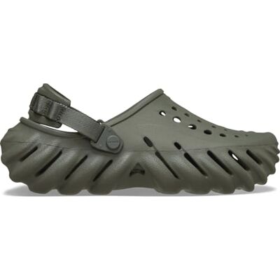 Crocs , Sabot Echo unisexe pour adulte, Vert olive, 37/39.5 EU Crocs , Sabot Echo unisexe pour adulte, Vert olive, 37/39.5 EU