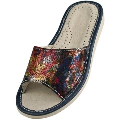 APREGGIO Chaussons Femme Cuir Mules Femme Tendance Confort Pantoufles Femme Chaussons Douillets en Peluche pour Elle Semelle Solide Chaussures, Multicolore, 37 EU APREGGIO Chaussons Femme Cuir Mules Femme Tendance Confort Pantoufles Femme Chaussons Douillets en Peluche pour Elle Semelle Solide Chaussures, Multicolore, 37 EU