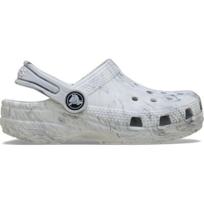 Crocs Classic Watercolor Marbled Clog T, Sabots Unisexe Enfants et adolescents, Gris Swirl, 27/28 EU Crocs Classic Watercolor Marbled Clog T, Sabots Unisexe Enfants et adolescents, Gris Swirl, 27/28 EU