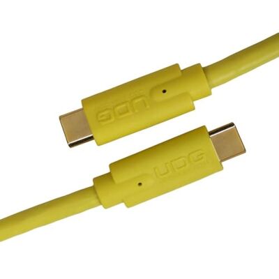 UDG Ultimate Audio Câble USB 3.2 C-C droit Jaune 1,5 m UDG Ultimate Audio Câble USB 3.2 C-C droit Jaune 1,5 m