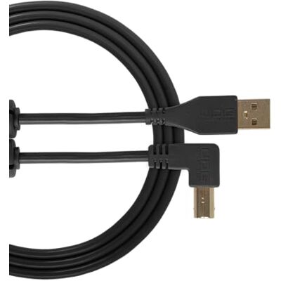 UDG U95004BL Câble USB 2.0 (A-B) Audio haut débit optimisé USB 2.0 A mâle vers B mâle, noir, 1 mètre UDG U95004BL Câble USB 2.0 (A-B) Audio haut débit optimisé USB 2.0 A mâle vers B mâle, noir, 1 mètre