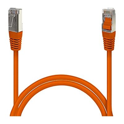 Waytex 33564 Câble Ethernet Réseau RJ45 Cat 6 FTP 250MHz Blindé 100% cuivre Compatible PC, Imprimante, Box, Routeur, Switch réseau, Consoles de Jeux, TV – 1m, Orange Waytex 33564 Câble Ethernet Réseau RJ45 Cat 6 FTP 250MHz Blindé 100% cuivre Compatible PC, Imprimante, Box, Routeur, Switch réseau, Consoles de Jeux, TV – 1m, Orange
