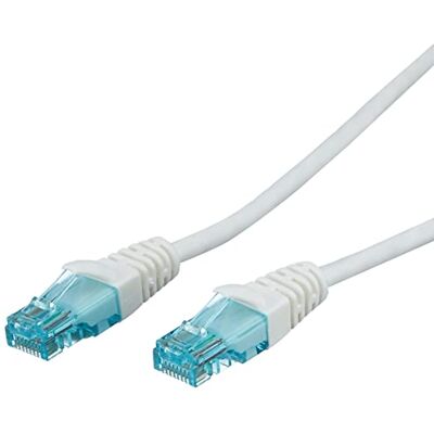 Ewent Câble Patch Ethernet Cat.5e U/UTP Transmission jusqu'à 1Gigabit, 2 connecteurs RJ45, câble PVC, CCA, AWG 26/7. Idéal pour la Transmission par Fibre Optique avec des Liaisons Gigabit/LAN, 0.5m, Blanc Ewent Câble Patch Ethernet Cat.5e U/UTP Transmission jusqu'à 1Gigabit, 2 connecteurs RJ45, câble PVC, CCA, AWG 26/7. Idéal pour la Transmission par Fibre Optique avec des Liaisons Gigabit/LAN, 0.5m, Blanc