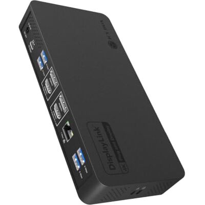 ICY BOX Station d'accueil USB-C avec 2X HDMI & 2X DP, IB-DK2255AC Heart Dock 2255, Jusqu'à 2 écrans en 4K à 60 Hz 11-en-1 avec 5 USB-A, 2 USB-C DisplayLink, Gigabit Ethernet, audio & PD 96 W ICY BOX Station d'accueil USB-C avec 2X HDMI & 2X DP, IB-DK2255AC Heart Dock 2255, Jusqu'à 2 écrans en 4K à 60 Hz 11-en-1 avec 5 USB-A, 2 USB-C DisplayLink, Gigabit Ethernet, audio & PD 96 W