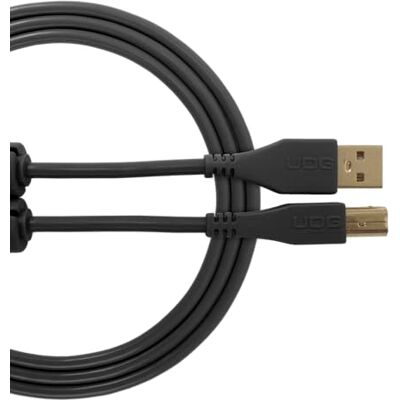 UDG U95001BL Câble USB 2.0 (A-B) Audio haut débit optimisé Câble USB 2.0 A mâle vers B mâle Noir 1 m Compatible avec tout appareil USB A-B UDG U95001BL Câble USB 2.0 (A-B) Audio haut débit optimisé Câble USB 2.0 A mâle vers B mâle Noir 1 m Compatible avec tout appareil USB A-B