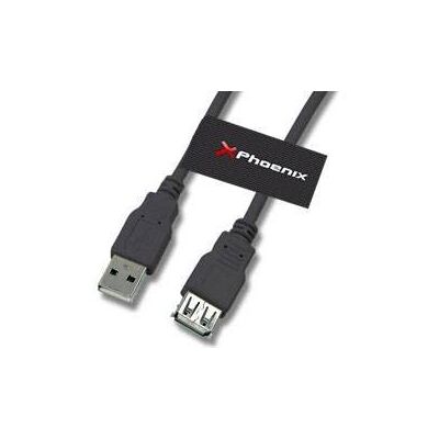 Cable Phoenix USB 2.0 A Macho A HEMBRA 5M Negro Cable Phoenix USB 2.0 A Macho A HEMBRA 5M Negro