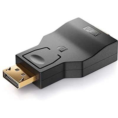 deleyCON Displayport vers VGA Adaptateur Câble Adaptateur Prise DP Prise Displayport vers Prise VGA Contacts Plaqués or pour TV Projecteurs Ordinateurs Portables Notebooks deleyCON Displayport vers VGA Adaptateur Câble Adaptateur Prise DP Prise Displayport vers Prise VGA Contacts Plaqués or pour TV Projecteurs Ordinateurs Portables Notebooks