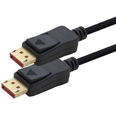 1aTTack.de 1 x câble DP 8K 60 Hz 1 m Câble Displayport, bande passante DP 1.4 de max. 32,4 Gbit s 7680 x 4320 60 Hz compatible avec 1.3, 1.2, 1.1, HDR10, HDCP 2.2 noir 1aTTack.de 1 x câble DP 8K 60 Hz 1 m Câble Displayport, bande passante DP 1.4 de max. 32,4 Gbit s 7680 x 4320 60 Hz compatible avec 1.3, 1.2, 1.1, HDR10, HDCP 2.2 noir