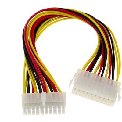 KALEA-INFORMATIQUE Cordon adaptateur rallonge pour alimentation ATX 20 Femelle vers ATX20 Mâle. Longueur 30 cm KALEA-INFORMATIQUE Cordon adaptateur rallonge pour alimentation ATX 20 Femelle vers ATX20 Mâle. Longueur 30 cm