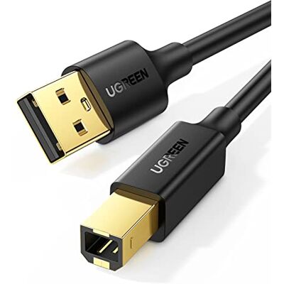 UGREEN Câble USB 2.0 Mâle A vers Mâle B Scanner Imprimante Type B Compatible HP, Canon, Epson, Lexmark, Brother, Hero (3M) UGREEN Câble USB 2.0 Mâle A vers Mâle B Scanner Imprimante Type B Compatible HP, Canon, Epson, Lexmark, Brother, Hero (3M)