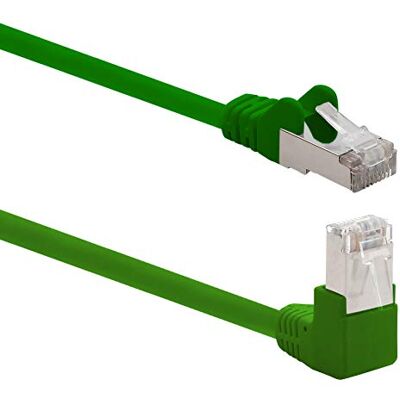 1aTTack.de 366205 Câble réseau Cat.6 angle 90 degrés 3,0 m vert 1 pièce Câble patch Cat6 (SFTP PIMF) 1000Mbit/s Connecteur Rj 45-1 x 3,0 m mètre vert 1aTTack.de 366205 Câble réseau Cat.6 angle 90 degrés 3,0 m vert 1 pièce Câble patch Cat6 (SFTP PIMF) 1000Mbit/s Connecteur Rj 45-1 x 3,0 m mètre vert