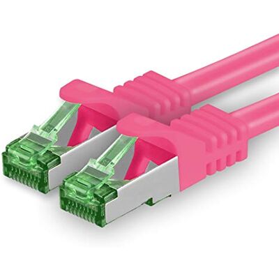 1aTTack.de Câble Réseau CAT7 CAT 7 SFTP 1 pièce 3.0 m Ethernet LAN DSL Modem Routeur magenta 1aTTack.de Câble Réseau CAT7 CAT 7 SFTP 1 pièce 3.0 m Ethernet LAN DSL Modem Routeur magenta