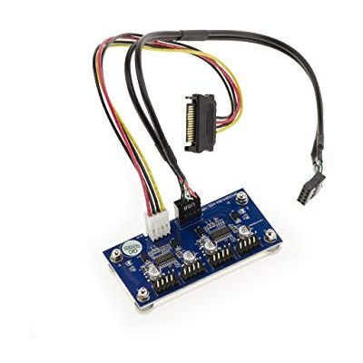 Kalea Informatique Interne USB 2.0 Connecteur Diviseur Multiplicateur 9 Points Usb2 9-10 Male 4x Usb2 9-10 Femelle - Diviseur USB 2.0 Kalea Informatique Interne USB 2.0 Connecteur Diviseur Multiplicateur 9 Points Usb2 9-10 Male 4x Usb2 9-10 Femelle - Diviseur USB 2.0