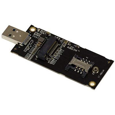 KALEA-INFORMATIQUE Adaptateur USB 3.0 pour Carte M.2 WWAN LTE (M2 B Key) avec Support SIM. Compatible ME906 EM7345 ME936 ME206 EM7305 EM7355 MU736 KALEA-INFORMATIQUE Adaptateur USB 3.0 pour Carte M.2 WWAN LTE (M2 B Key) avec Support SIM. Compatible ME906 EM7345 ME936 ME206 EM7305 EM7355 MU736