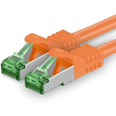 1aTTack.de Câble Réseau CAT7 CAT 7 SFTP 1 pièce 2.0 m Ethernet LAN DSL Modem Routeur Orange 1aTTack.de Câble Réseau CAT7 CAT 7 SFTP 1 pièce 2.0 m Ethernet LAN DSL Modem Routeur Orange