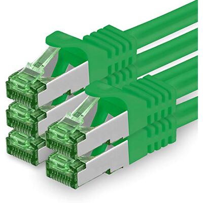 1aTTack.de Câble Réseau CAT7 CAT 7 SFTP 5 pièces 2.0 m Ethernet LAN DSL Modem Routeur Vert 1aTTack.de Câble Réseau CAT7 CAT 7 SFTP 5 pièces 2.0 m Ethernet LAN DSL Modem Routeur Vert