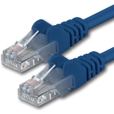 1aTTack.de 5m bleu 1 pièce CAT.6 Câble réseau Ethernet LAN CAT6 Câble patch 1000 Mbit/s 1aTTack.de 5m bleu 1 pièce CAT.6 Câble réseau Ethernet LAN CAT6 Câble patch 1000 Mbit/s