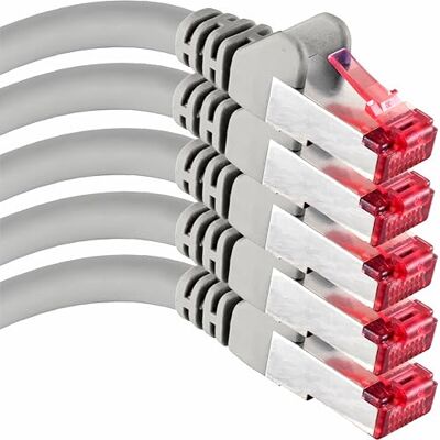 1aTTack.de Câble réseau Cat6 5x 0,25 m CAT6 blindage SFTP Câble patch CAT.6 RJ45 Câble Ethernet Routeur LAN DSL Switch Panneau de brassage modem gris 5 pièces 1aTTack.de Câble réseau Cat6 5x 0,25 m CAT6 blindage SFTP Câble patch CAT.6 RJ45 Câble Ethernet Routeur LAN DSL Switch Panneau de brassage modem gris 5 pièces