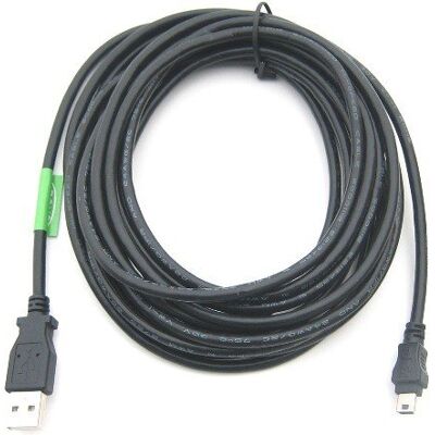 RiteAV Câble USB 2.0 A vers Mini-B 5 broches 4,6 m RiteAV Câble USB 2.0 A vers Mini-B 5 broches 4,6 m