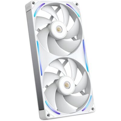 NZXT F280X Ventilateur monobloc 280mm PWM RGB Performance Blanc Unité monobloc 280mm avec deux ventilateurs RGB 140mm. Flux d'air et pression statique max, éclairage synchronisé CAM. NZXT F280X Ventilateur monobloc 280mm PWM RGB Performance Blanc Unité monobloc 280mm avec deux ventilateurs RGB 140mm. Flux d'air et pression statique max, éclairage synchronisé CAM.