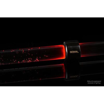 Alphacool Aurora 15288 Bague LED rigide Noir profond 16 mm Alphacool Aurora 15288 Bague LED rigide Noir profond 16 mm