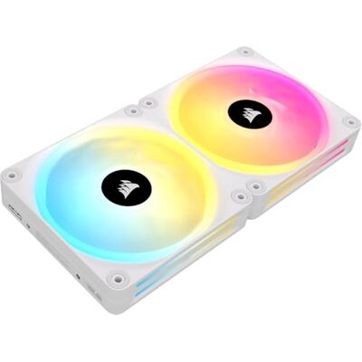 Corsair iCUE LINK QX140 RGB à Dôme Magnétique de 140mm Ventilateurs – Blanc Double Ventilateurs Kit de Démarrage avec Le Hub du Système iCUE LINK Corsair iCUE LINK QX140 RGB à Dôme Magnétique de 140mm Ventilateurs – Blanc Double Ventilateurs Kit de Démarrage avec Le Hub du Système iCUE LINK