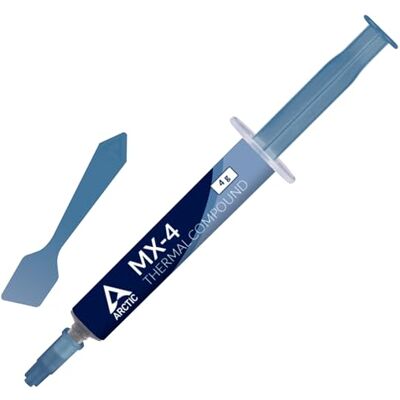 Arctic MX-4 (Spatule incl, 4 g) Pâte thermique de haute performance pour tous les processeurs (CPU, GPU PC, PS4, XBOX), conductivité thermique très élevée, longue durée de vie, application sûre Arctic MX-4 (Spatule incl, 4 g) Pâte thermique de haute performance pour tous les processeurs (CPU, GPU PC, PS4, XBOX), conductivité thermique très élevée, longue durée de vie, application sûre