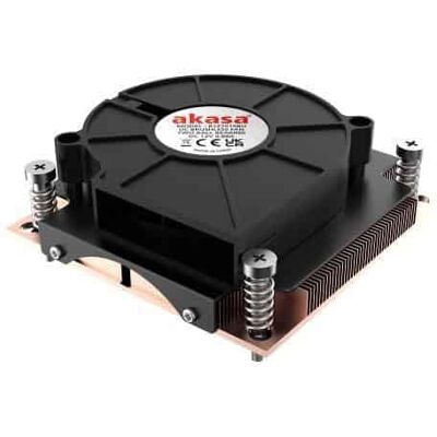 Akasa AK-CC7401BT01 Kühler CPU à profil bas 1U Sockel LGA 1700 Akasa AK-CC7401BT01 Kühler CPU à profil bas 1U Sockel LGA 1700