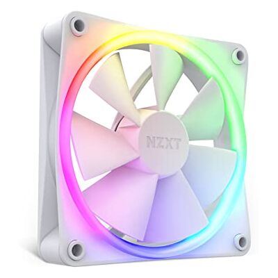 NZXT F120 RGB Ventilateur de boîtier PC 120mm PWM RGB Blanc Ventilateur RGB PWM 120mm, personnalisation d'éclairage avancée et refroidissement ultra-silencieux. Compatible CAM. NZXT F120 RGB Ventilateur de boîtier PC 120mm PWM RGB Blanc Ventilateur RGB PWM 120mm, personnalisation d'éclairage avancée et refroidissement ultra-silencieux. Compatible CAM.