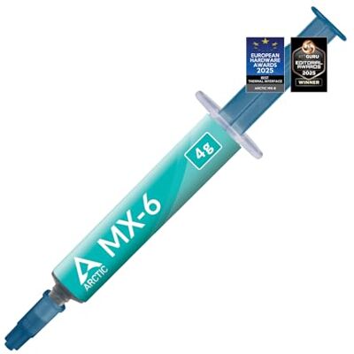 Arctic MX-6 (4 g) Ultime Performance Thermal Paste, Pâte thermique Arctic MX-6 (4 g) Ultime Performance Thermal Paste, Pâte thermique