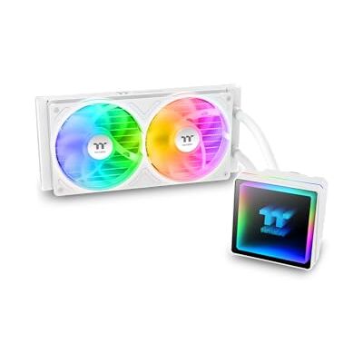 Thermaltake TH240 V3 ARGB Refroidissement à eau tout-en-un Bloc d'eau Infinity Mirror Design Tête de pompe rotative Ventilateur à cadre unique Neige Thermaltake TH240 V3 ARGB Refroidissement à eau tout-en-un Bloc d'eau Infinity Mirror Design Tête de pompe rotative Ventilateur à cadre unique Neige