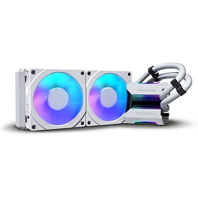 Phanteks Glacier One 240 MPH Komplett-Wasserkühlung, D-RGB Weiãÿ Phanteks Glacier One 240 MPH Komplett-Wasserkühlung, D-RGB Weiãÿ