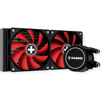 Xilence LQ240 Watercooling AiO AMD et Intel 240mm, AM5/AM4, LGA 1700/2066/2011/1151/1150/1155/1156/1200, 300W TDP, 2x ventilateurs PWM 120mm silencieux, pour PC Gaming/Streaming/Rendering, noir Xilence LQ240 Watercooling AiO AMD et Intel 240mm, AM5/AM4, LGA 1700/2066/2011/1151/1150/1155/1156/1200, 300W TDP, 2x ventilateurs PWM 120mm silencieux, pour PC Gaming/Streaming/Rendering, noir
