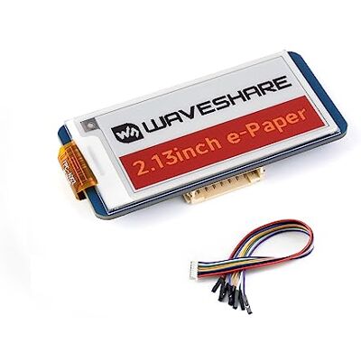 Waveshare 2.13 inch E-Paper Display Hat (G) 250 x 122 Resolution 3.3 V/5 V Four-Colour e-Ink Display Paper Screen Module for Raspberry Pi 4B/3B+/3B/2B/Zero/Zero W/Zero WH, Jetson Nano,Arduino Waveshare 2.13 inch E-Paper Display Hat (G) 250 x 122 Resolution 3.3 V/5 V Four-Colour e-Ink Display Paper Screen Module for Raspberry Pi 4B/3B+/3B/2B/Zero/Zero W/Zero WH, Jetson Nano,Arduino