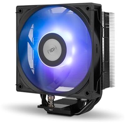 Xtreme HUMMER R-400 ARGB Black Dissipateur thermique pour CPU refroidi par air, ventilateur PWM 120mm, éclairage ARGB, TDP 235W, 4 heatpipes, compatible Intel/AMD, silencieux, noir Xtreme HUMMER R-400 ARGB Black Dissipateur thermique pour CPU refroidi par air, ventilateur PWM 120mm, éclairage ARGB, TDP 235W, 4 heatpipes, compatible Intel/AMD, silencieux, noir